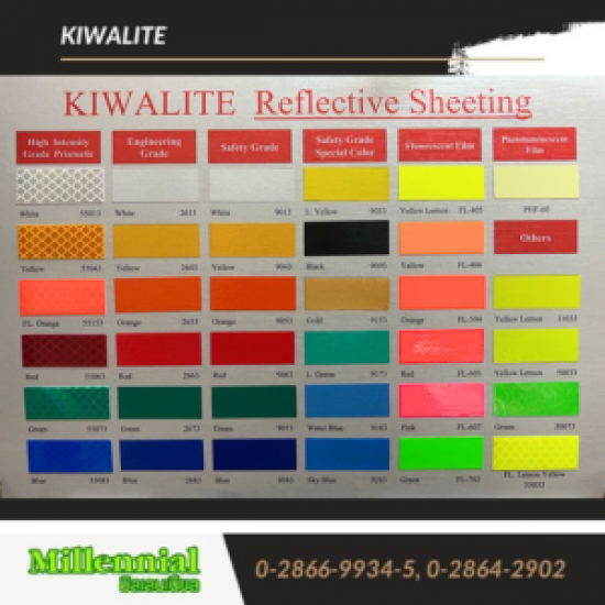 สติกเกอร์สะท้อนแสง Kiwalite สติกเกอร์สะท้อนแสง Kiwalite